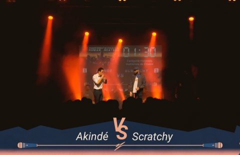 Akindé vs Scratchy | 1/8 Solo Hommes | Championnat de France de Human Beatbox 2020