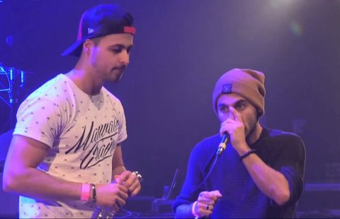Rythmind contre Beatness – Championnat de France de Human Beatbox 2015 – Huitième de finale Hommes